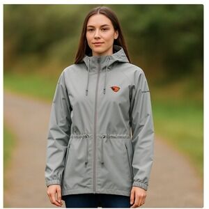 Columbia Omni-Tech‎ Oregon State Beavers Waterproof Hooded Jacket Gray Women's M